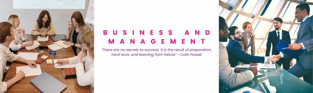 An image of business professionals with a quote saying "There are no secrets to success. It is the result of preparation, hard work, and learning from failure" ~ Colin Powell